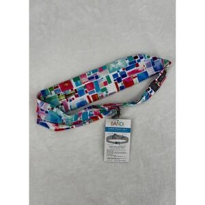 BANDI Large Pocket Belt Multicolor Geometric Running Fitness Travel Waist Pack‎
